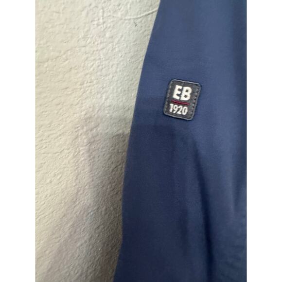Eddie Bauer‎ Mens Navy Blue Fleece Lined Insulated Full Zip Jacket Size Medium - Picture 4 of 7